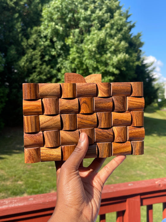 Aberdeen Titi Wooden Clutch