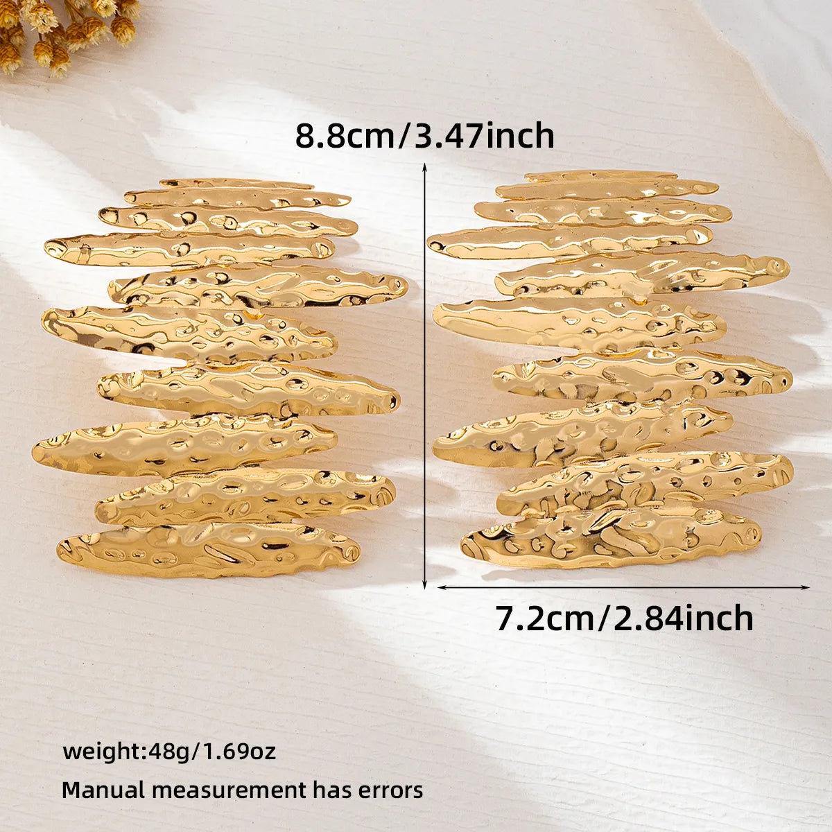 Queen Fatou Geometric Street Style Party Chic Women's Earrings