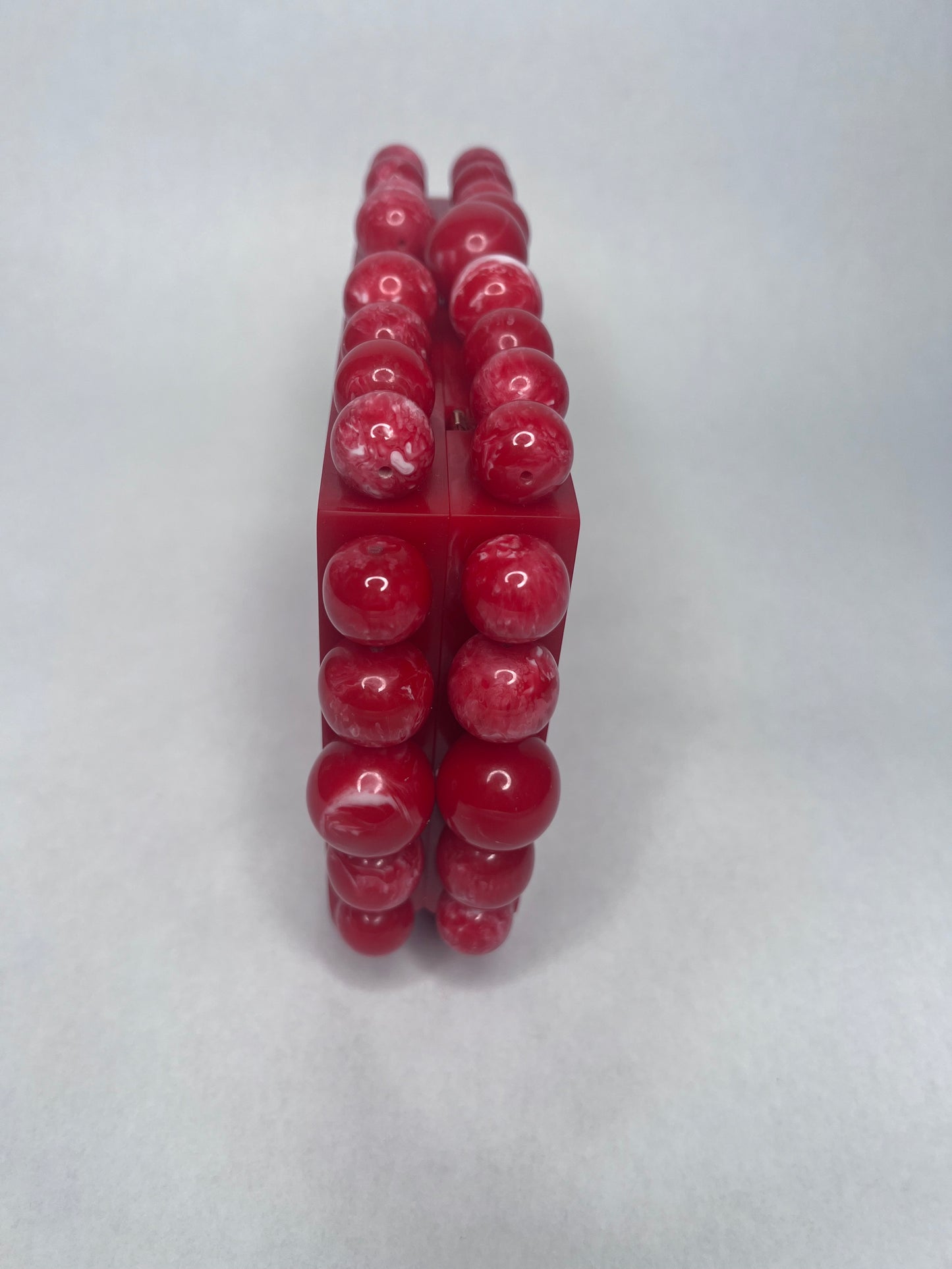 Women Beaded Acrylic Box Clutch Evening Bag