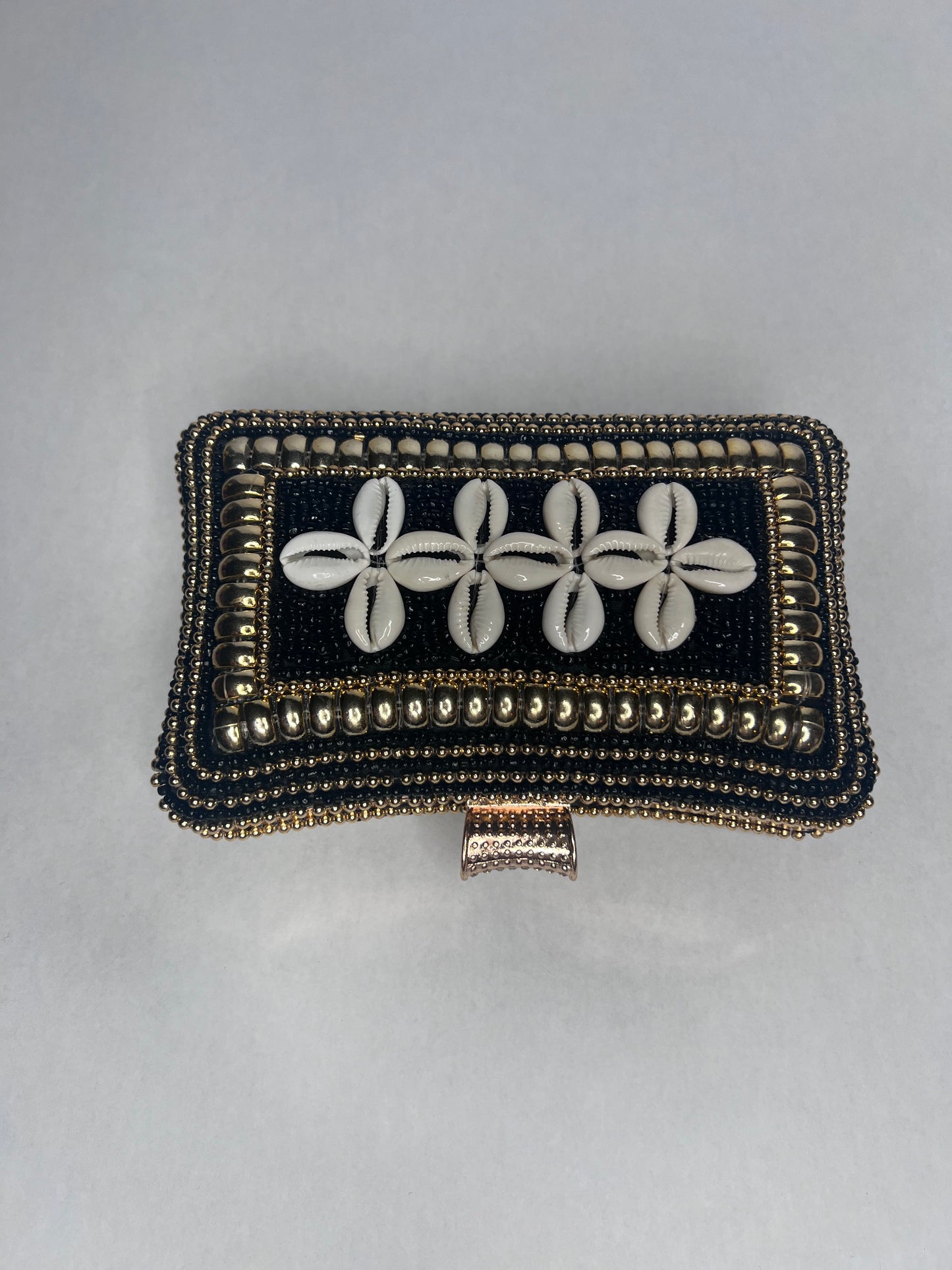 Gbinti Princess Embroidered Cowrie Clutch