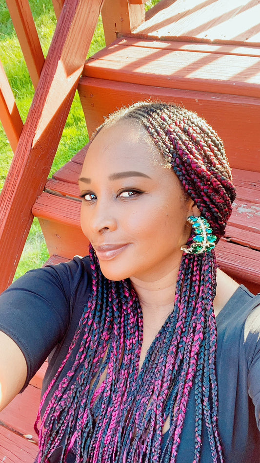 Brilliant Teardrop Hoops Earrings