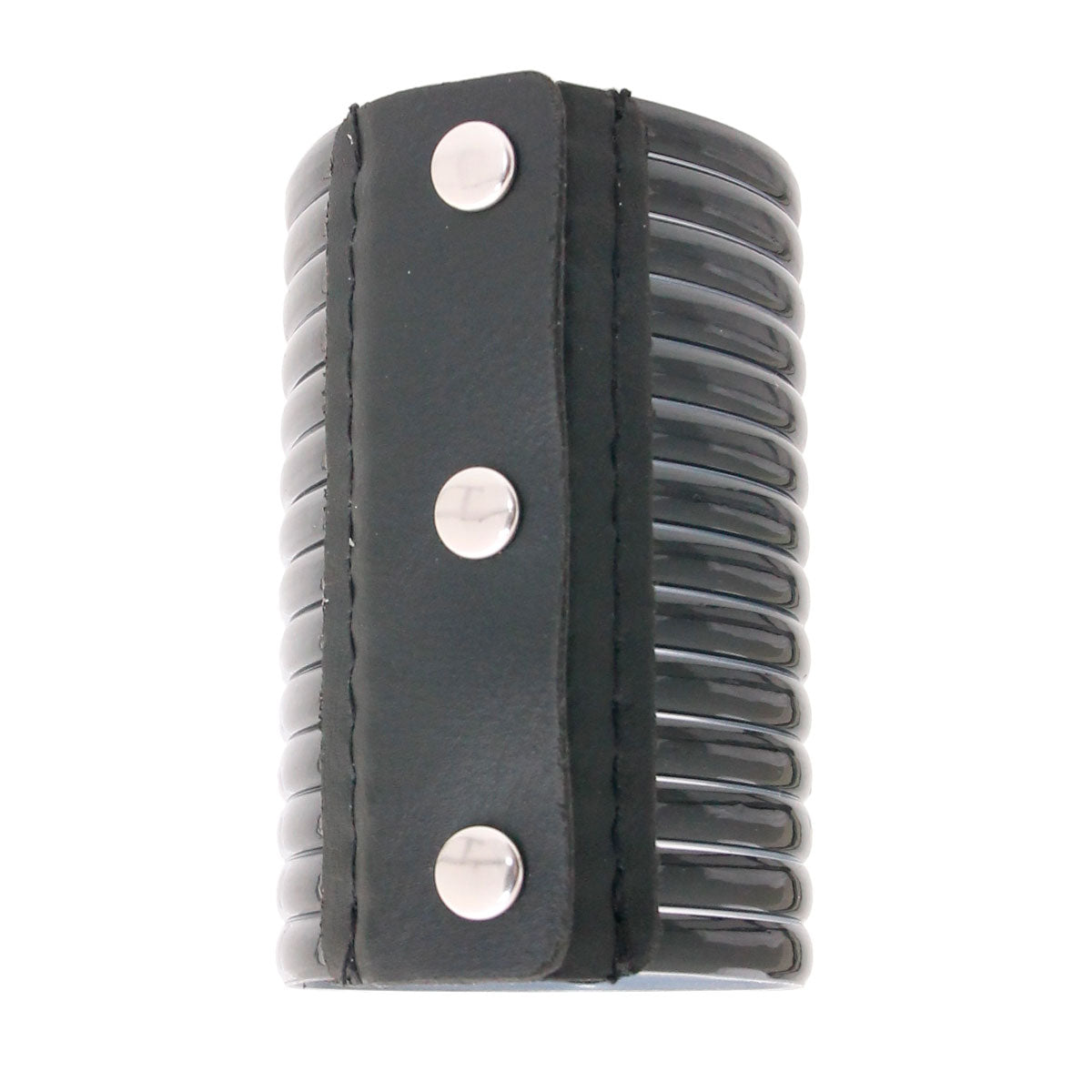 Vegan Leather Snap Cuff Bracelet