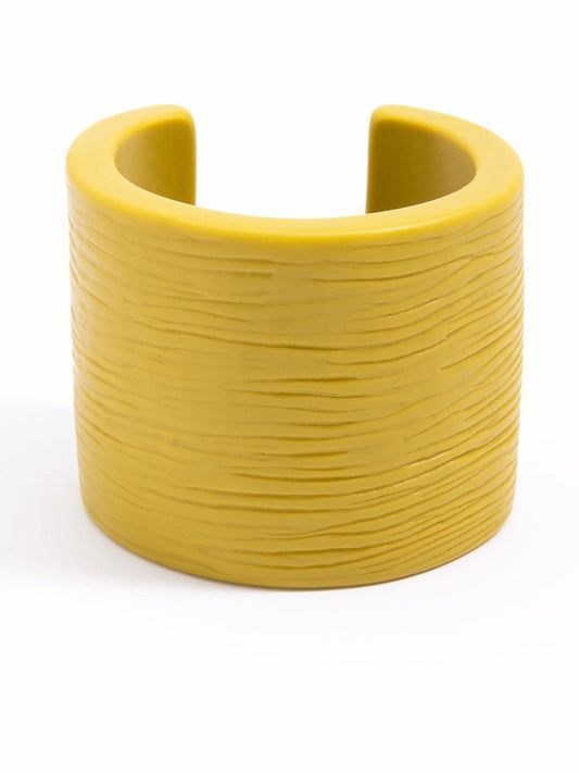 Resin Ridges Open Cuff