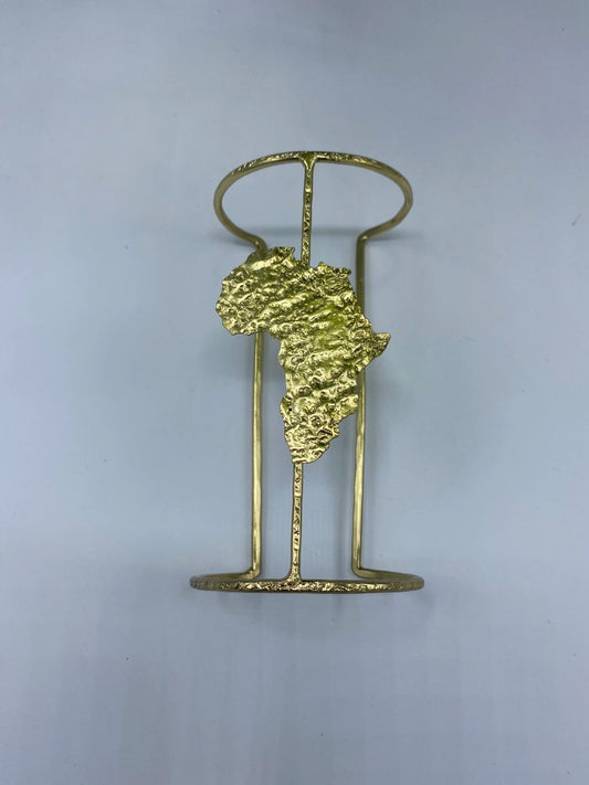 brass casted cuff bracket africa continent