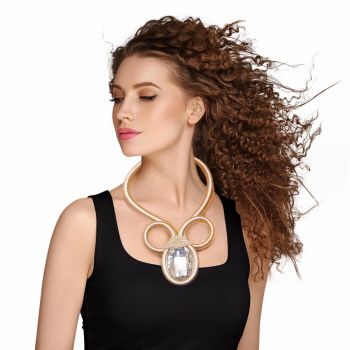 Cord Teardrop Necklace Set