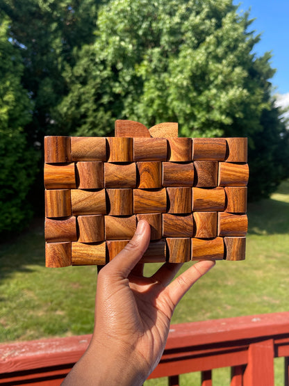 Aberdeen Titi Wooden Clutch