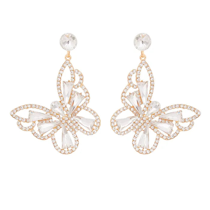 Dangle  Large Butterfly Earrings for Women