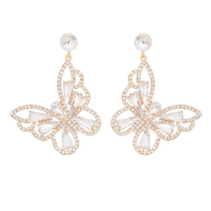 Dangle  Large Butterfly Earrings for Women