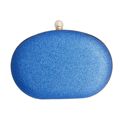 Elegant Crystal Hard Case Clutch