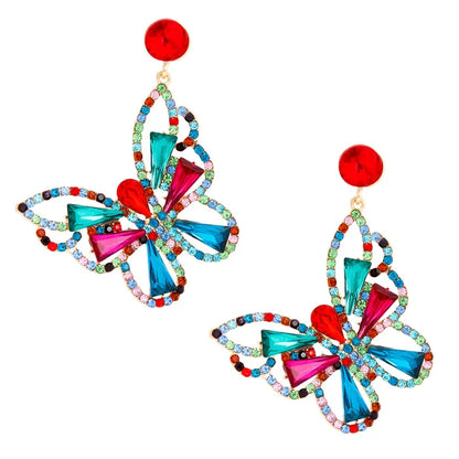 Dangle  Large Butterfly Earrings for Women