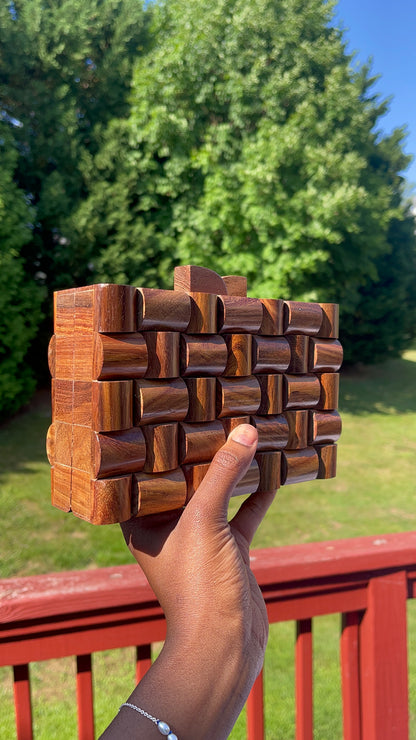 Aberdeen Titi Wooden Clutch