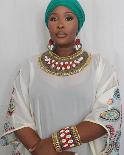 Gbinti Princess Embroidered Jewelry Set