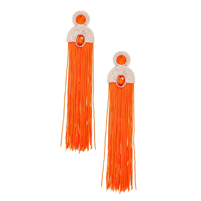 Tassel Long Vintage Glam Earrings Women