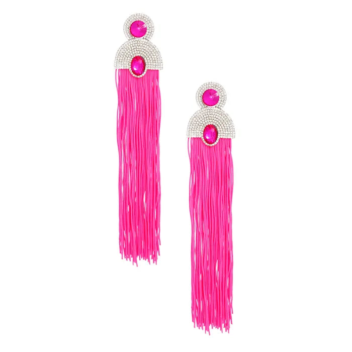 Tassel Long Vintage Glam Earrings Women