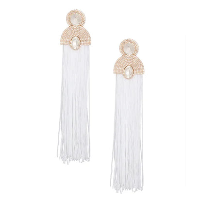 Tassel Long Vintage Glam Earrings Women
