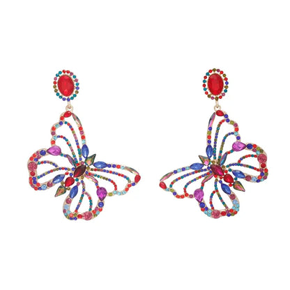 Dangle XL Glam Butterfly Post Earrings
