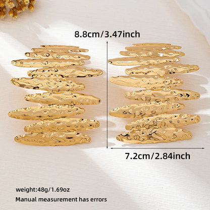 Queen Fatou Geometric Street Style Party Chic Women's Earrings