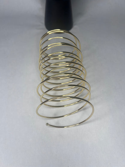 Queen Mabinty Jalloh Long Wire Spring Cuff  Bracelet
