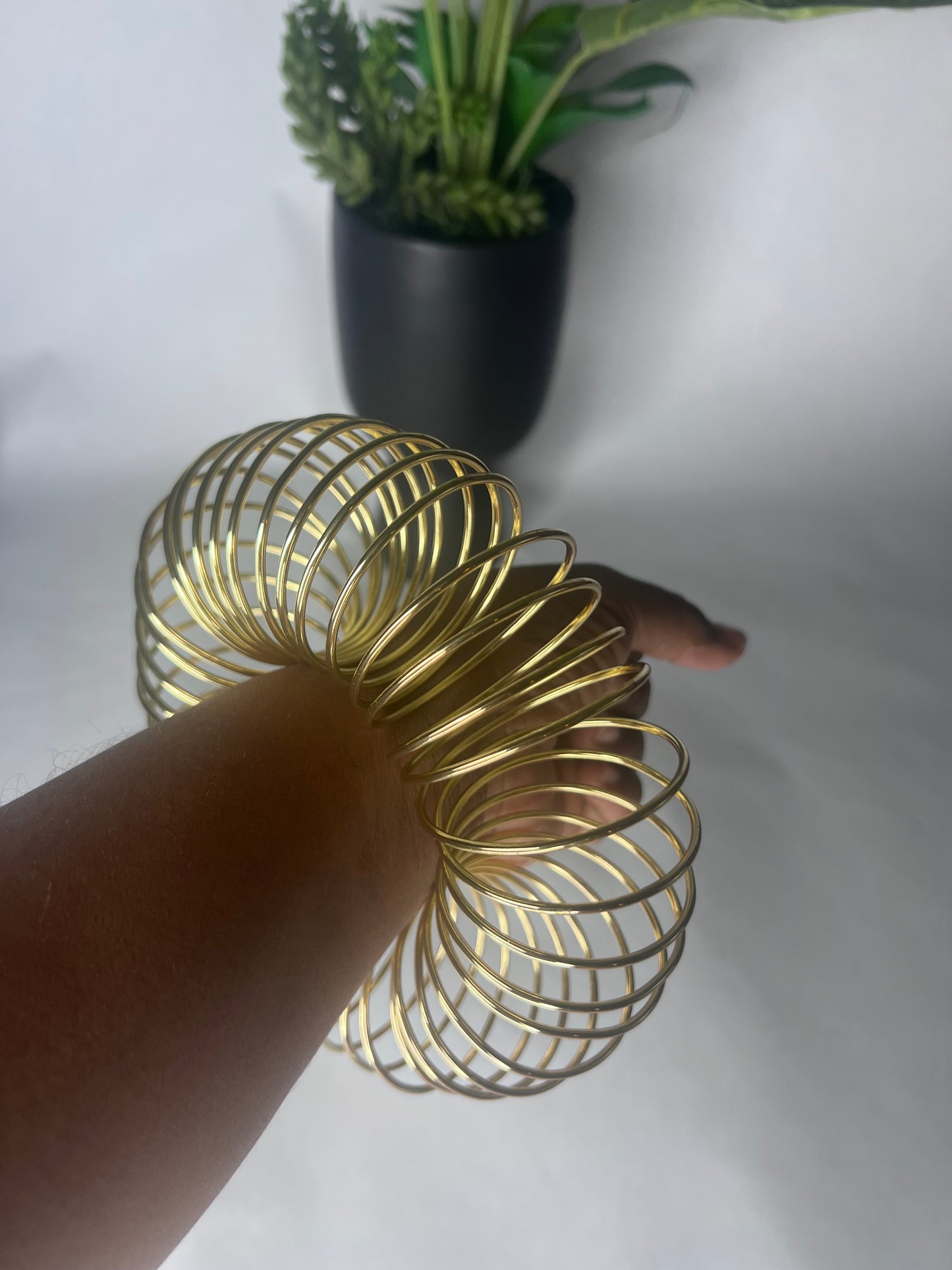 Ya Amie Hammered Wire Cuff Bracelet