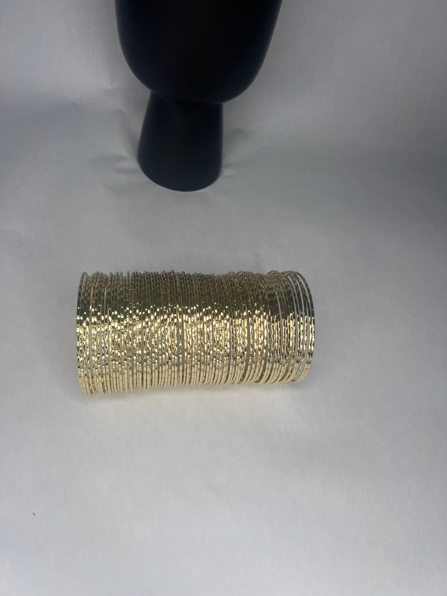 Queen JoJo D. Long Wire Spring Cuff Bracelet