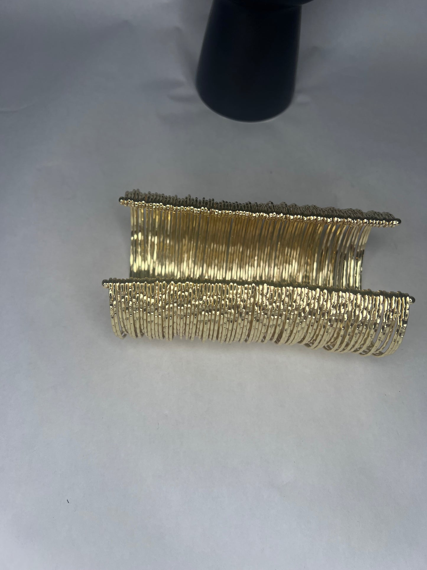 Queen JoJo D. Long Wire Spring Cuff Bracelet