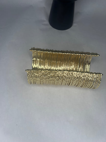 Queen JoJo D. Long Wire Spring Cuff Bracelet