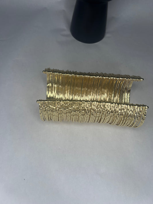 Queen JoJo D. Long Wire Spring Cuff Bracelet