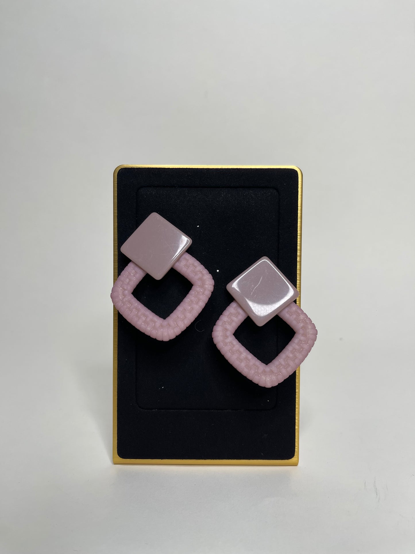 Resin Square Earrings