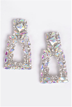 Open image in slideshow, Luxury Cluster Shine Earrings.
