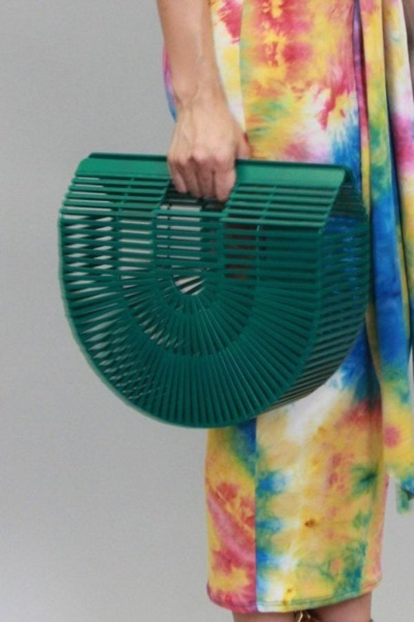 Half Moon Bamboo Tote Bag