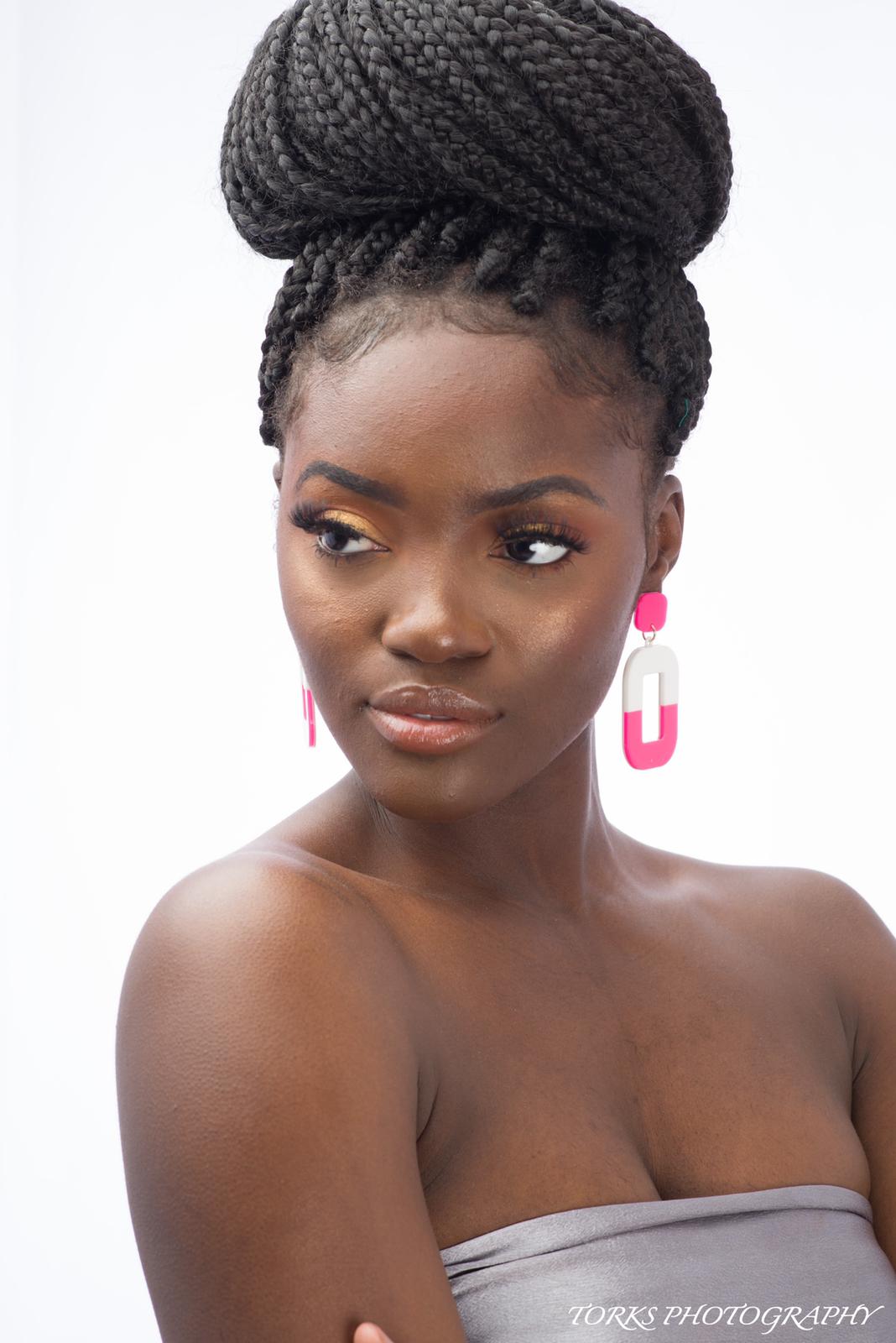 Neon Rectangle Drop Earrings