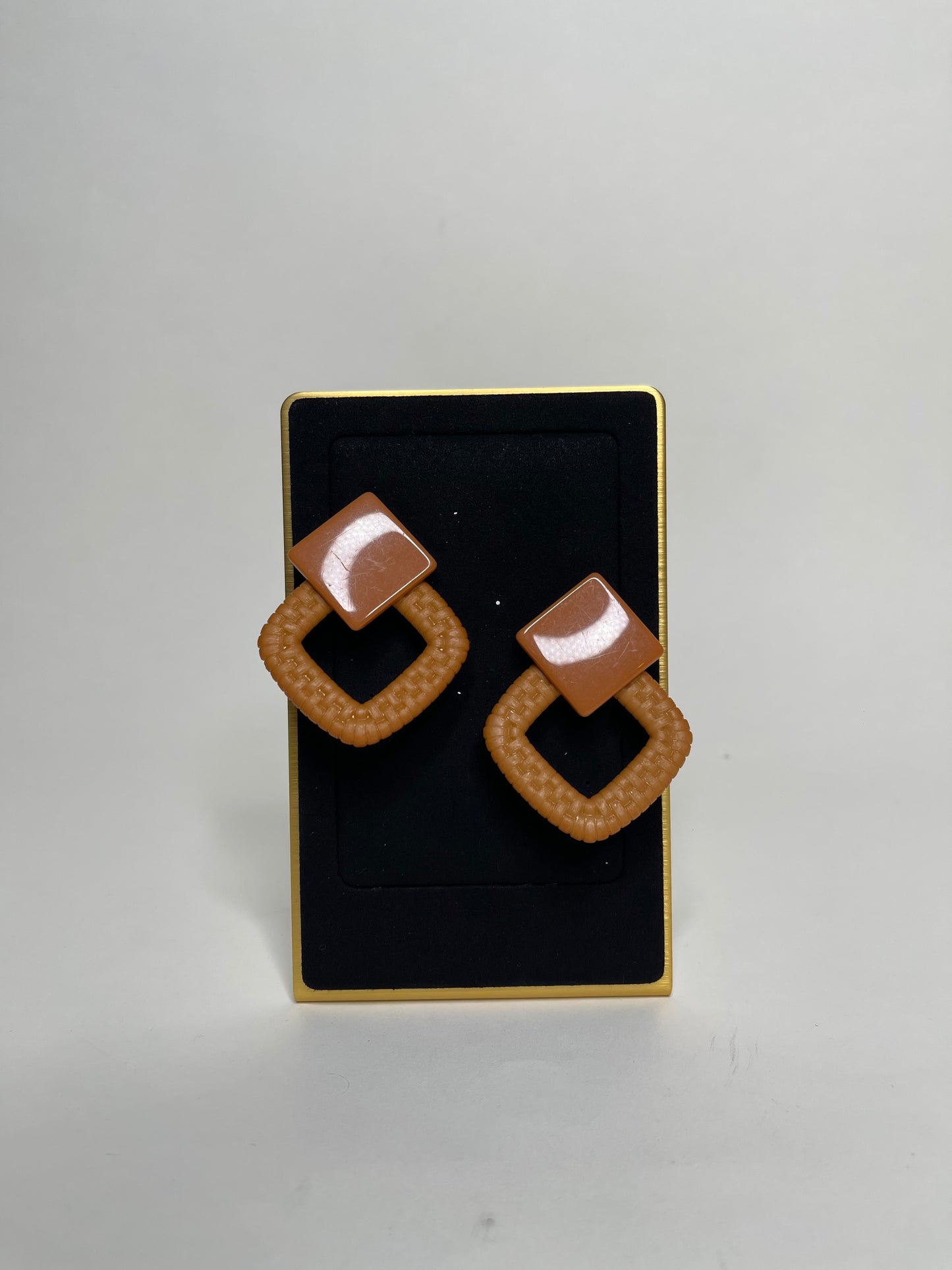 Resin Square Earrings