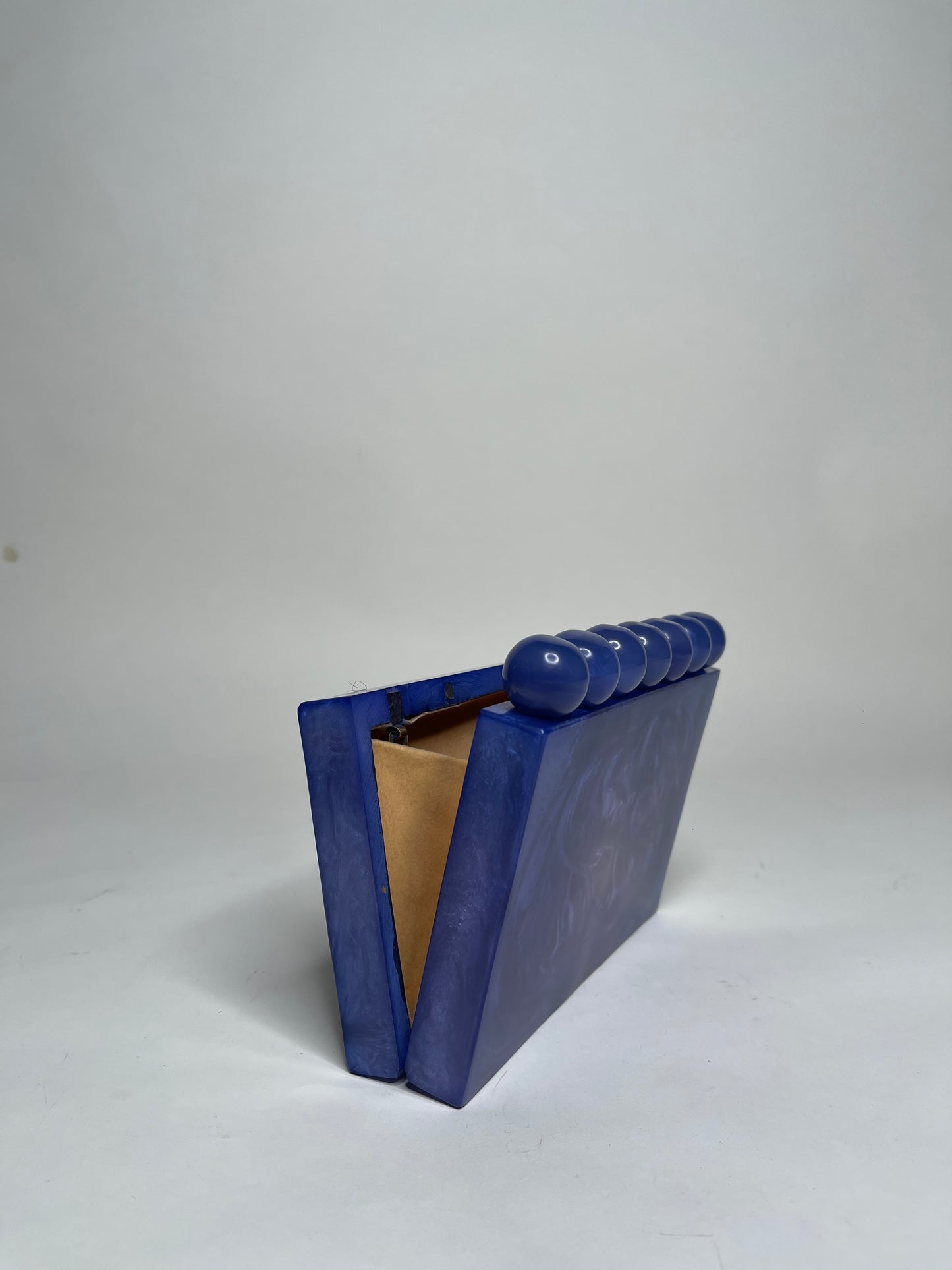 Bubble Gum Pearly Resin clutch bag