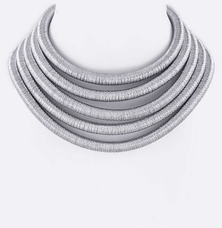 Cording Collar Necklace Set