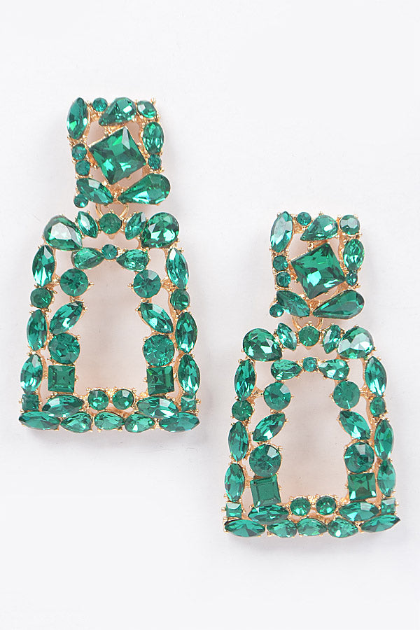 Luxury Cluster Shine Earrings.