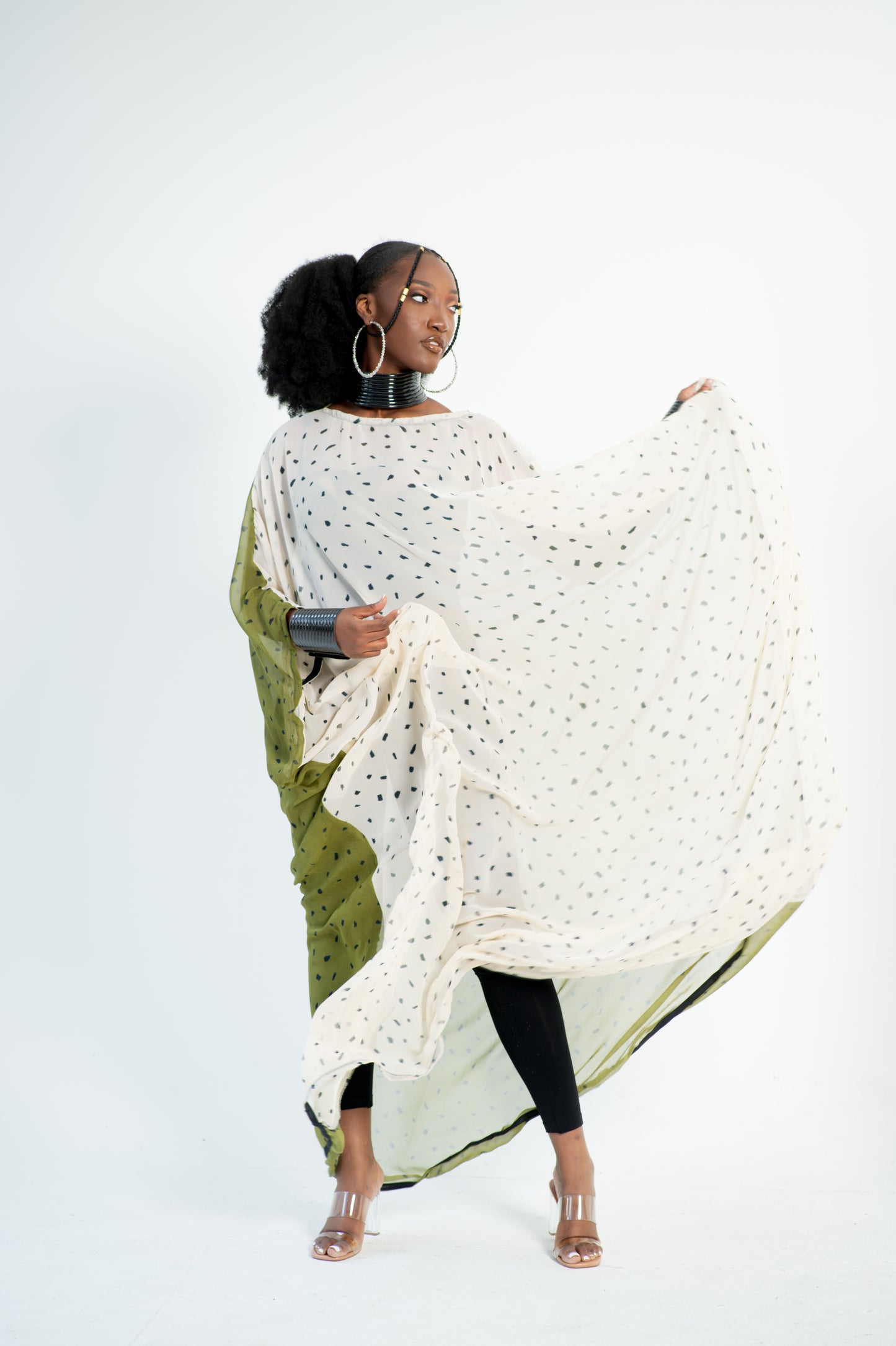 Queen Rabo Vegan Leather Snap Collar Choker