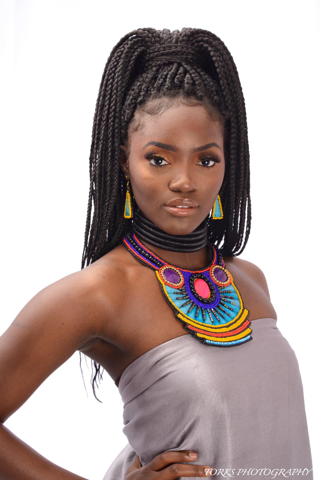 Bright Bead Bib Necklace Set