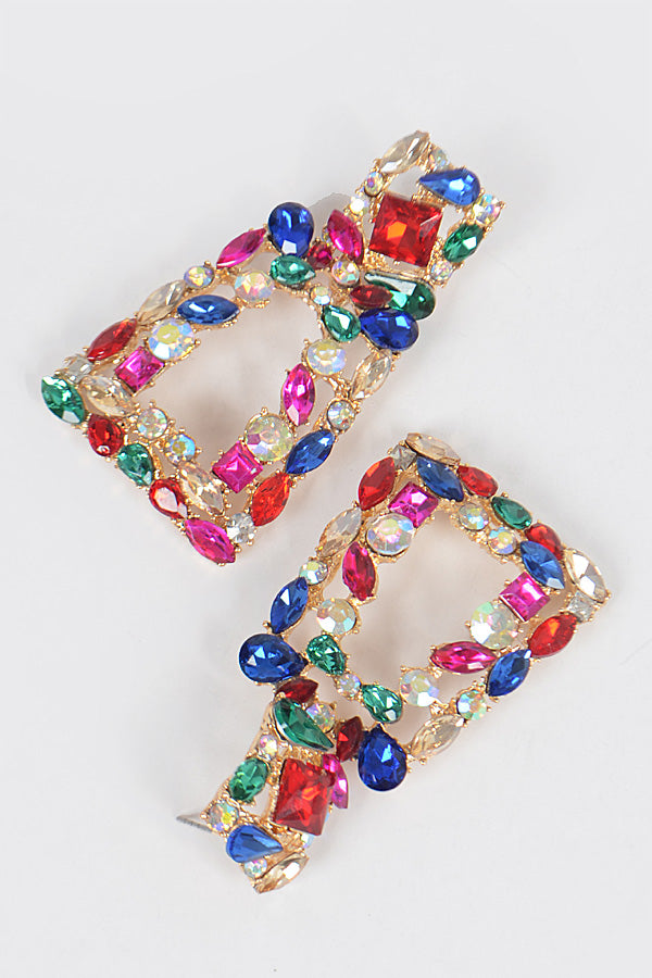 Luxury Cluster Shine Earrings.