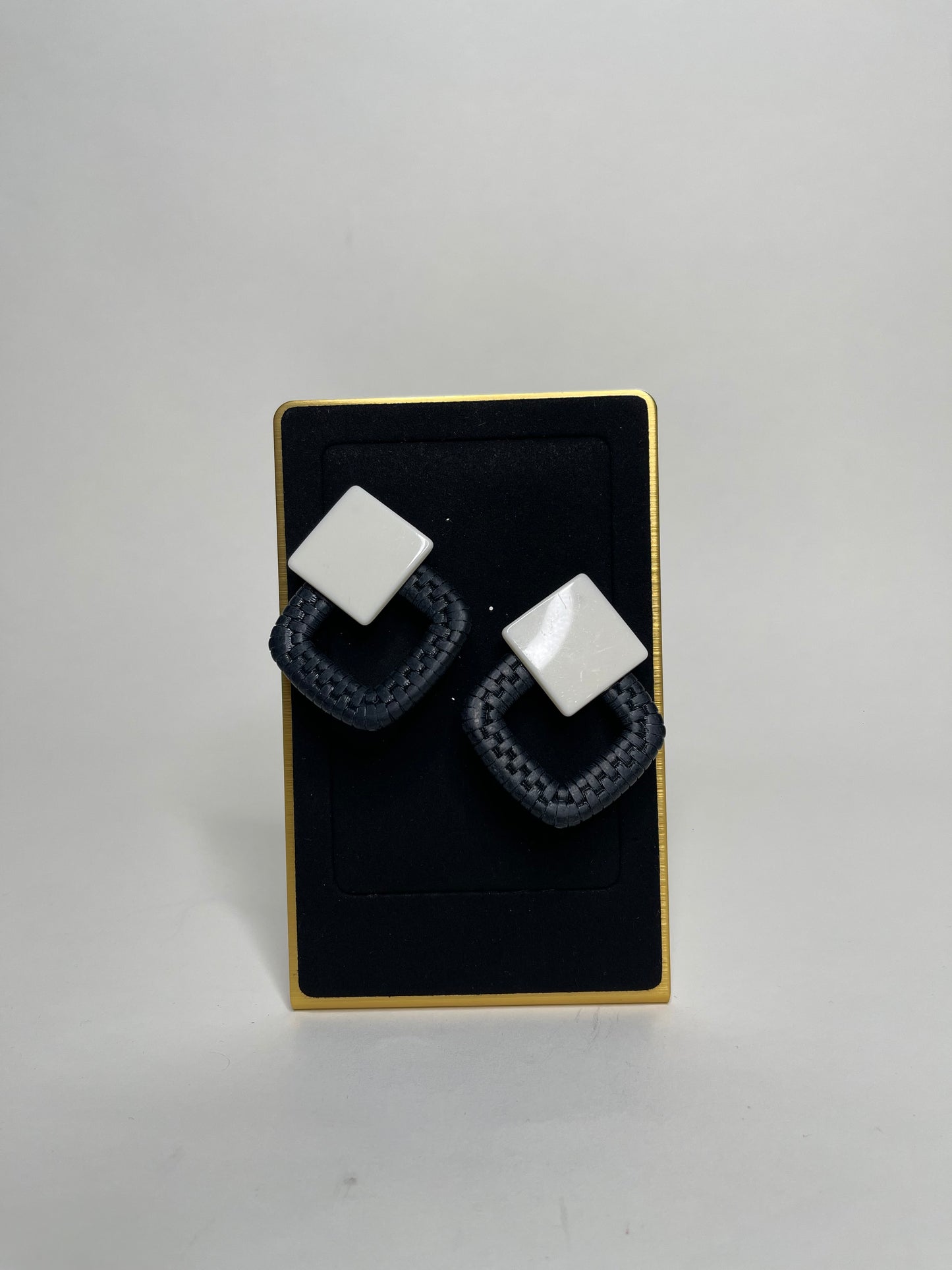 Resin Square Earrings