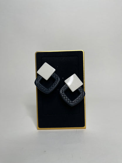 Resin Square Earrings