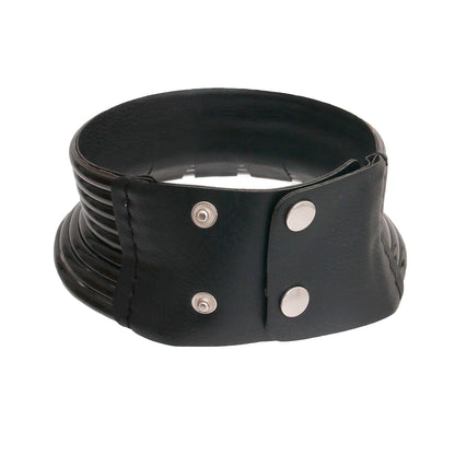 Queen Rabo Vegan Leather Snap Collar Choker