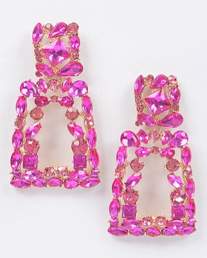 Luxury Cluster Shine Earrings.