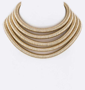 Open image in slideshow, Cording Collar Necklace Set
