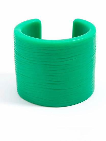 Resin Ridges Open Cuff