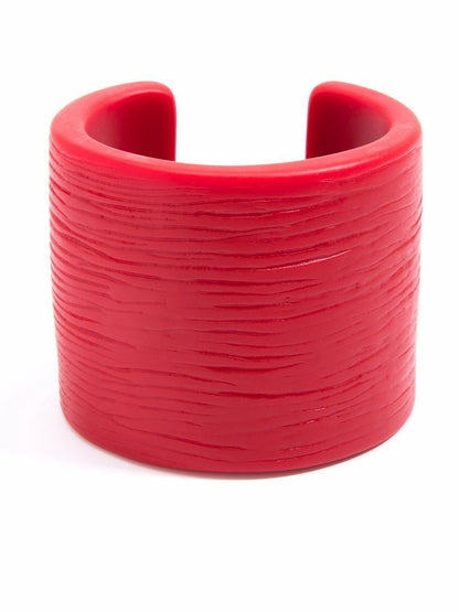 Resin Ridges Open Cuff