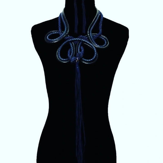 Cord Statement Necklace Set