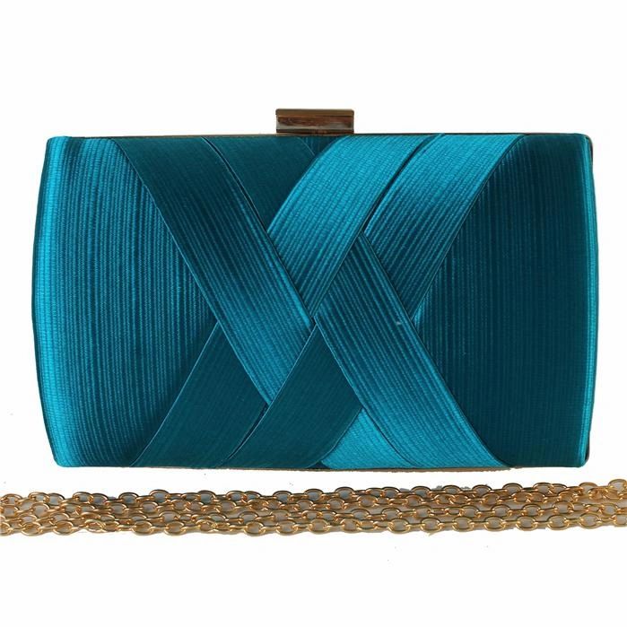Satin Hard Case  Evening Bag