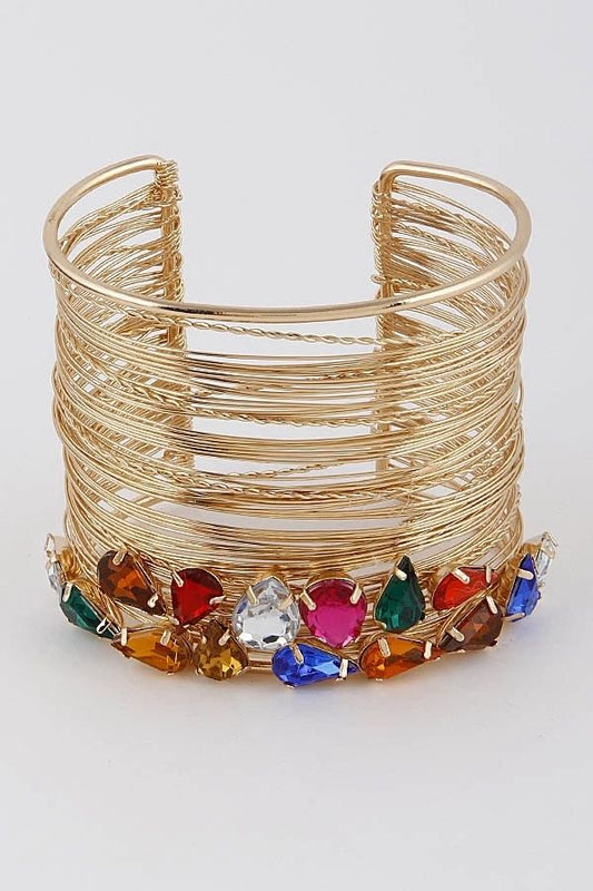 Cubic Stone Bracelet