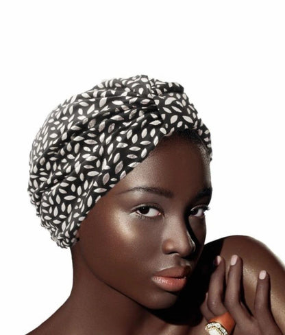 Metallic Dot Hair Turban