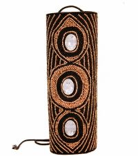 Black and Gold Bead Arm Cuff Bracelet